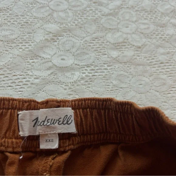 Madewell XXS burnt orange high rise cargo shorts - Picture 5 of 10